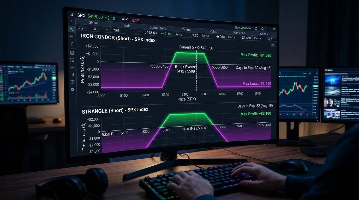 Short Strangles vs. Iron Condors: Strategic Options Income for Volatile Markets